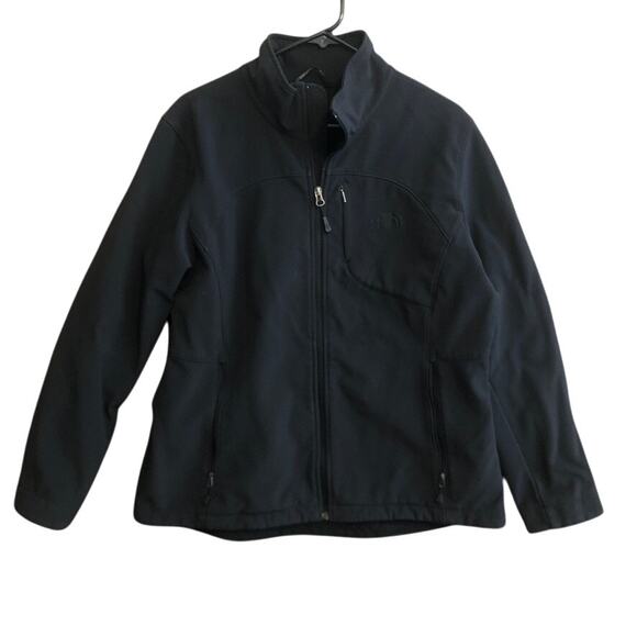 The North Face Womens Jacket Black Apex Bionic Full Zip High Neck Long Sleeve XL - Picture 1 of 13